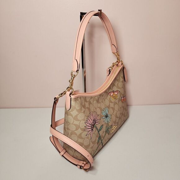 NWT CU393 Coach X Observed By Us Laurel Shoulder Bag In Signature Canvas - Picture 4 of 8